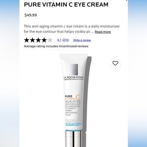 Pure Vitamin C Eyes Firming Moisturizing Filler - La Roche-Posay